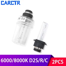 CARCTR HID Xenon Lamp Car Headlight Universal D2S/D2R/D2C 35W 6000K 8000K Automobile/Motorcycle Headlamp Fog Lamp Xenon Bulb