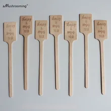 100 Персонализированные Свадебные именем и датой деревянные мешалки прямоугольник пользовательские коктейль Кофе перехода мешалки палочки