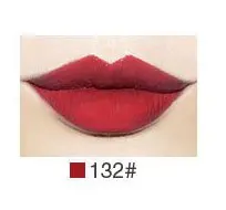 MENOW Марка блеск для губ увлажняющий длительный Kiss кожи водонепроницаемый Губная помада Профессиональный Уход за губами Косметика LG01 - Цвет: 132