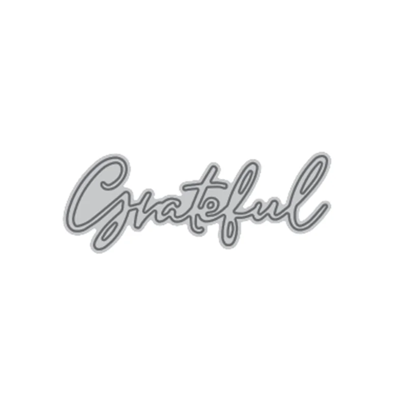 

Eastshape 1PC DIY Grateful Letter Metal Cutting Dies Crafts Dies Embossing Stencil 127.6*50.5mm Scrapbooking New 2018 Dies Cut