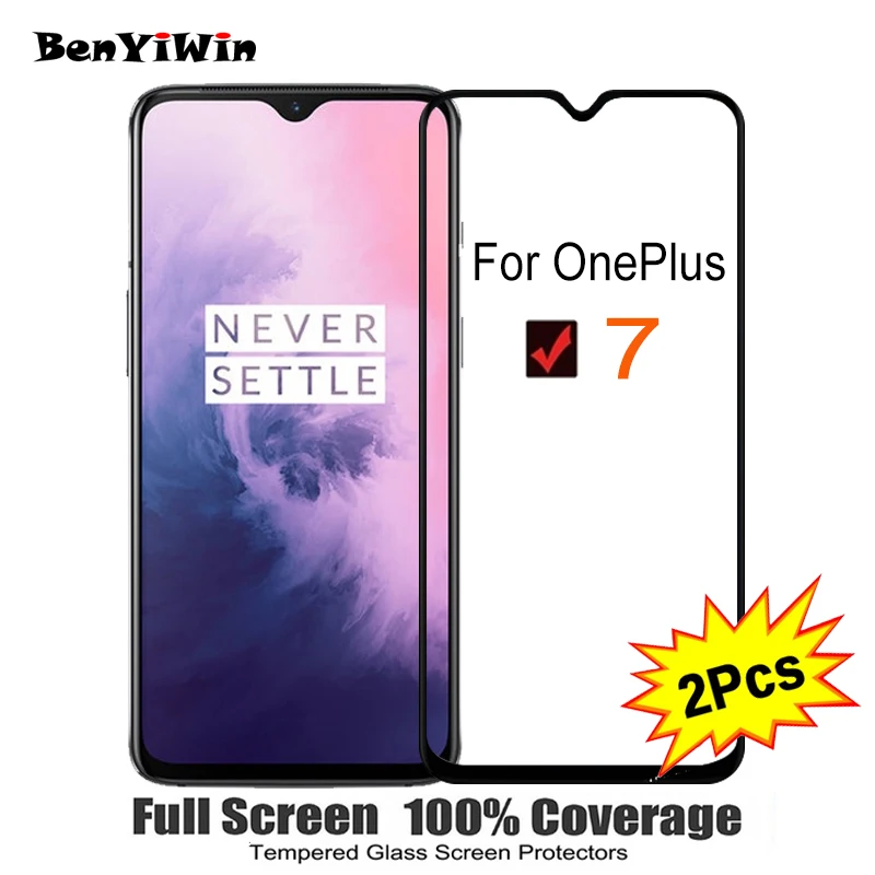 Защитное стекло на весь экран закаленное для Oneplus 7 6 41 Дюйма 9H OnePlus seven 1 + GM1905 пленка
