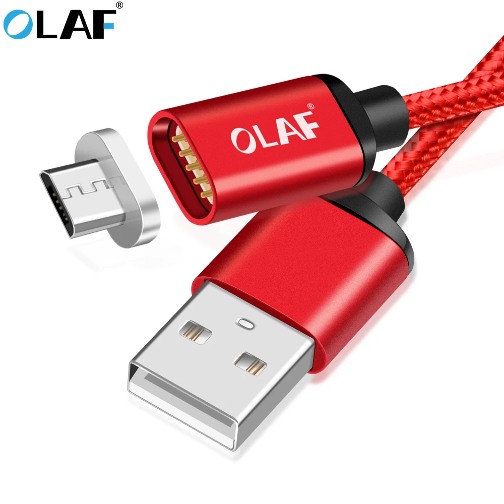 

OLAF USB Type-C Magnetic Cable micro usb Charger Phone Cable For Samsung Galaxy S9 S8 Plus For iphone X 7 8 6s Magnetic Adapter