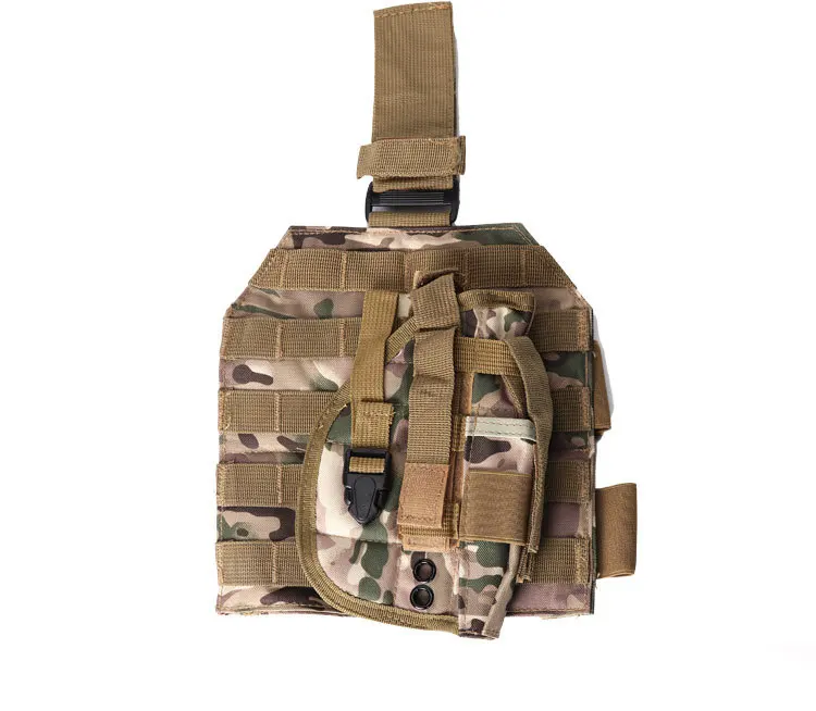 Тактический MOLLE Drop Leg платформа для охоты Пейнтбол страйкбол Удобная Светодиодная панель ремень пистолет кобура пистолет Glock 17