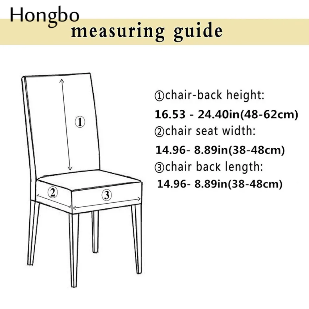 Hongbo Бархатный Чехол для стула пылезащитный стрейч Чехлы для стула для свадьбы банкета Декор для дома отеля Slipcover funda para silla