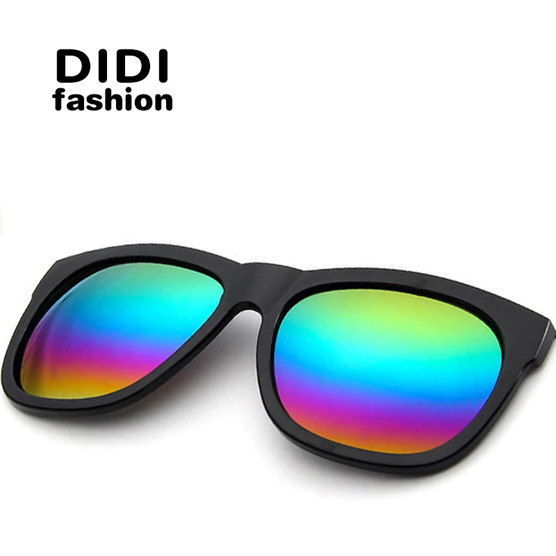 DIDI Lovers квадратный магнит клип на солнцезащитные очки для женщин для ночного вождения покрытие очки оптические очки рамки Lunette U490 - Цвет линз: C3 Multi Clip Lens