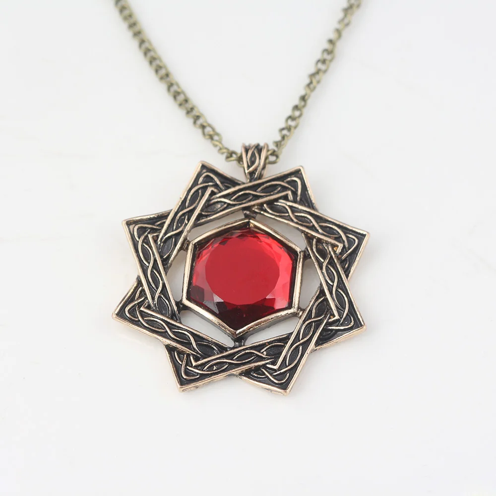 Dark Souls 3 Necklace crystal charm Chain pendant Women Men High