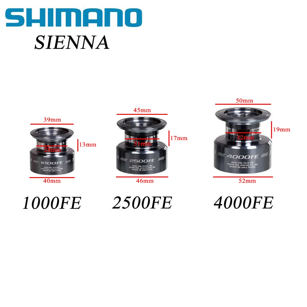 SHIMANO SIENNA الغزل بكرة الصيد مياه البحر/المياه العذبة 1000FE/2500FE/4000FE الألومنيوم بكرة الغزل بكرة carretilha دي pesca SHIMANO SIENNA الغزل بكرة الصيد مياه البحر/المياه العذبة 1000FE/2500FE/4000FE الألومنيوم بكرة الغزل بكرة carretilha دي pesca