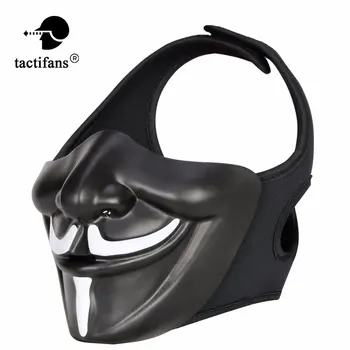 

Tactifans Tactical Half Face Protective Goggle Mask for Airsoft Paintball CS Game Shooting Cosplay Costume Party Mask Hunting