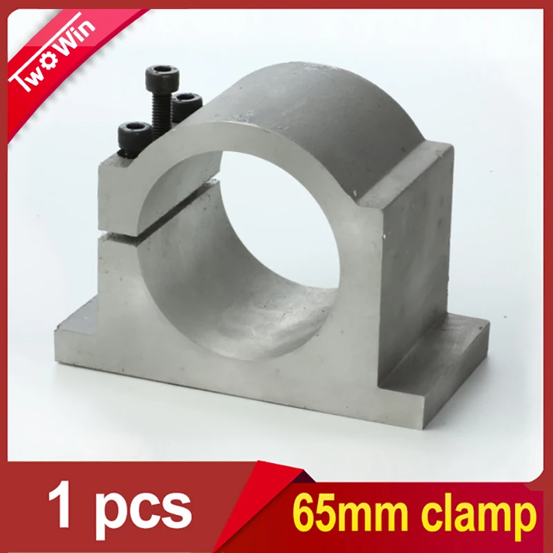 Spindle Clamp 65 Spindle Motor Bracket 65mm Clamp for 0.8KW 1.5KW cnc