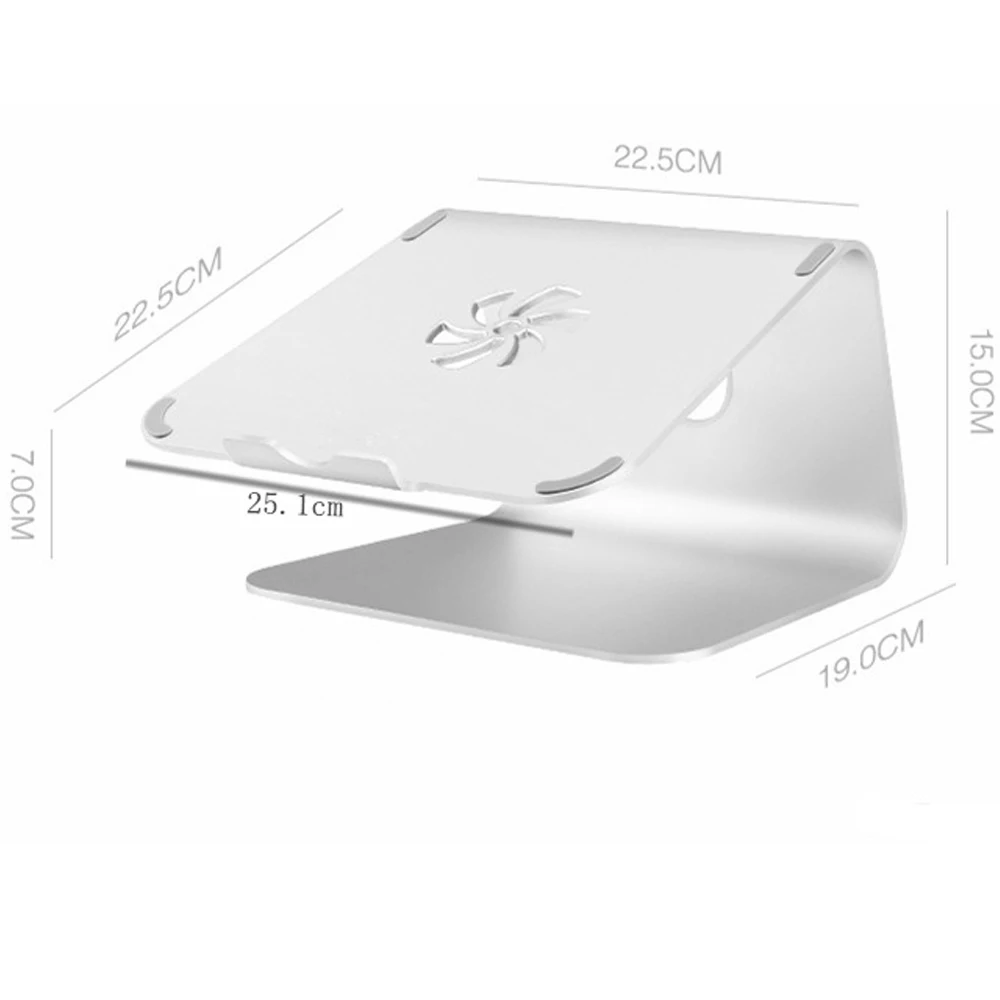 Алюминиевый сплав держатель для охлаждения ноутбука настольная Эргономика повышение поддержки ноутбука для MacBook Air Pro держатель планшета