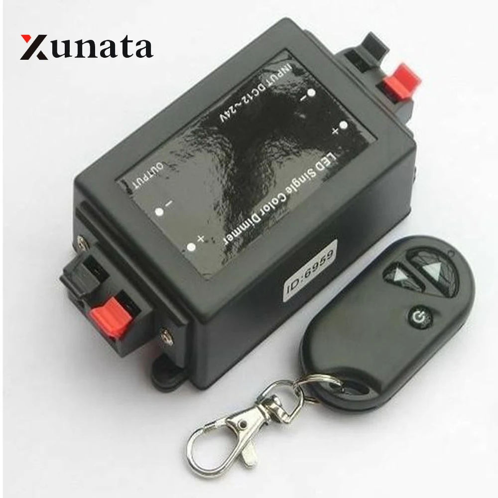 New RF LED Dimmer Wireless Brightness 3 Keys Remote Controller DC 12V 24V 8A 96W 192W for 5050 3528 Single Color Strip Lights цена New RF LED Dimmer Wireless Brightness 3 Keys Remote Controller DC 12V 24V 8A 96W 192W for 5050 3528 Single Color Strip Lights цены онлайн