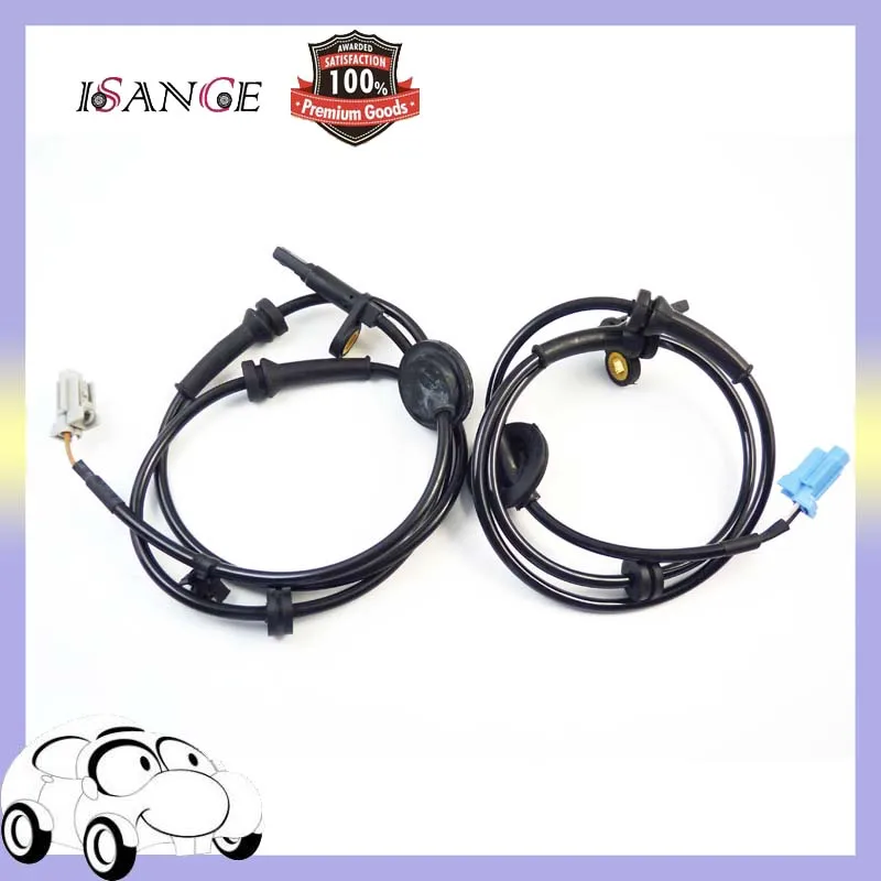 ISANCE Front Left & Front Right ABS Wheel Speed Sensor For 2003 2007