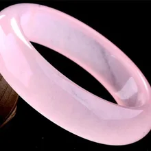 Натуральный нефрит класс Ледяной Розовый Цвет Браслет розовый цвет нефрит браслет Бирма нефрит браслет для женщин Подарки Прямая поставка