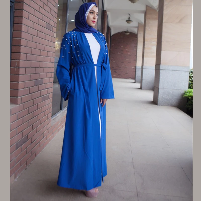 Открытым Абаи Дубайский Мусульманский платье 2019 Абая для женщин кардиган платье хиджаб турецкая исламская Костюмы кафтан Рамадан сайт