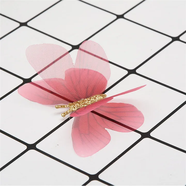 9 10PCS Colorful Butterfly For DIY Apparel Sewing & Fabric Lace Choker Necklace Women Clothing Sewing DIY Craft Supplies 30