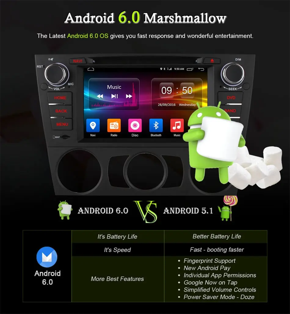 Cheap Android 6.0 1G RAM 16G Flash Quad Core 1.6G*4 2Din Car DVD For CRV 2006-2011 Radio Video GPS  Support DVR OBD2 WiFi Free  Map 1