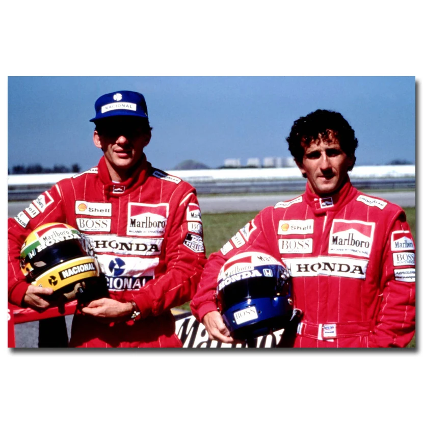 Ayrton Senna F1 Art Silk Poster 13x20 24x36 inch