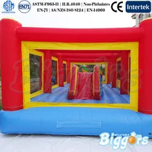 Free Shipping By Sea 8x5x2.5m Inflatable Bouncer Castle Jumping Slide Playground