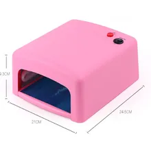 1 шт. 818 36 Вт УФ-лампа для геля Сушилка для ногтей белый розовый УФ-лампа для ногтей отверждения УФ-гели для ногтей лак для ногтей инструменты для дизайна ногтей