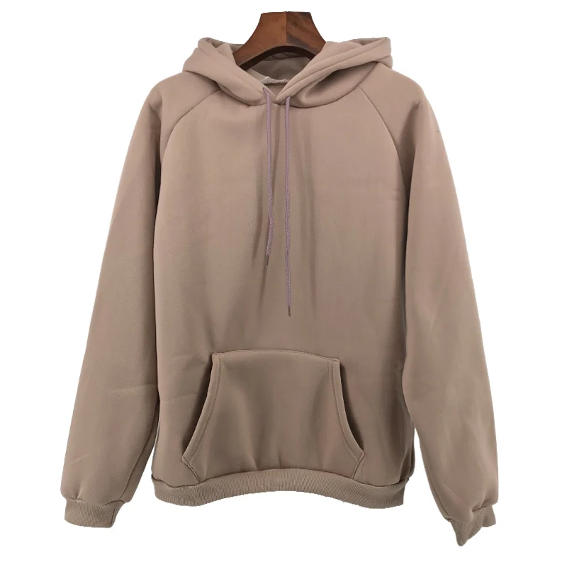 

GKGZ Autumn Winter Fashion Solid Color Harajuku Lotus Root Pink Pullover Thick Loose Women Hoodies Sweatshirts Female Casual