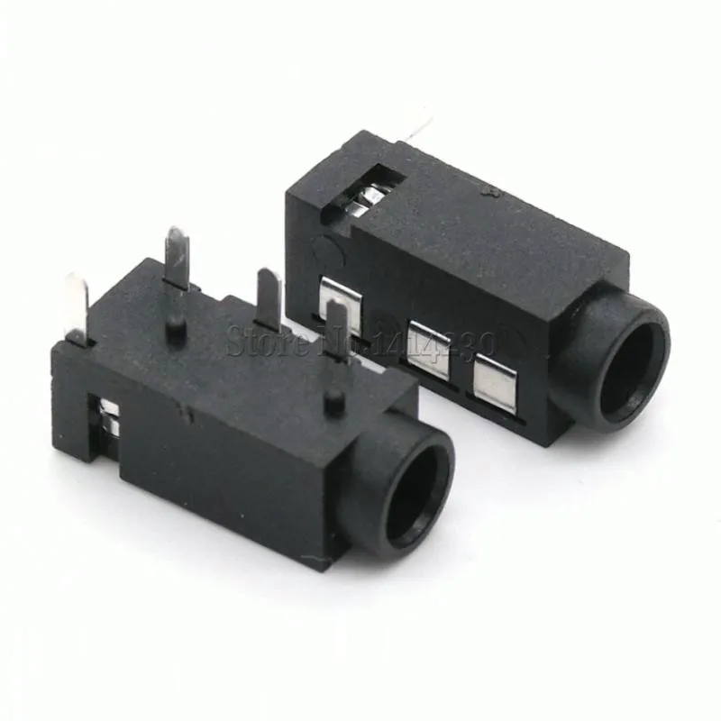 20PCS DIP PJ320A 3.5MM 헤드폰 오디오 소켓 PJ-320A PJ320 PJ-320 4 핀 오디오 인터페이스 