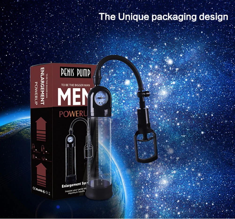 CANWIN Manual Penis Pump Enlargement Pumps Strong Suction Sex Toy Adult Product penis enlargement extender for Men 6