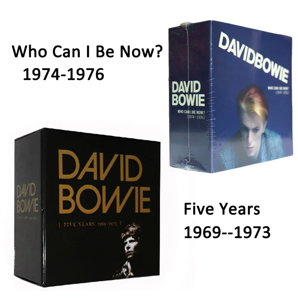 

David Bowie Five Years1969--1973 + Who Can I Be Now(1974 To 1976) Total 24 CD Chinese Factory New Sealed Version