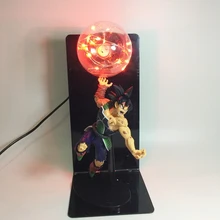 AC 85-265V Dragon Ball Z Goku Vegeta Battle Led Night Light RGB Dragon Ball Lampara Son Action Figure Goku Bulb Lamp EU US Plug