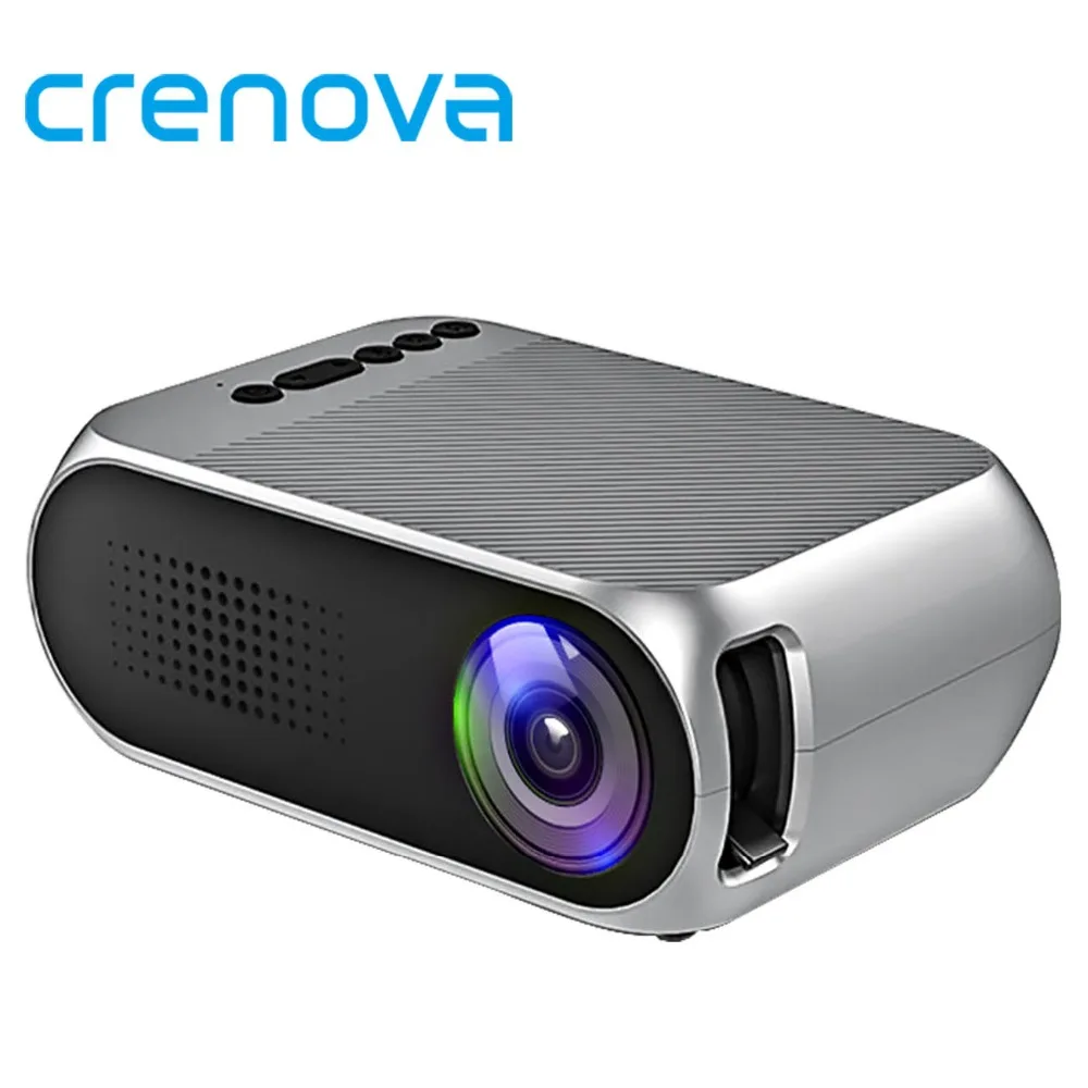 CRENOVA LED Projector For Full HD 1920*1080p Home Theater Movie Video Projector With HDMI USB AV Output Interface Beamer