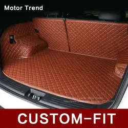 3D custom fit багажник автомобиля коврик для Honda Accord Civic CRV город vezel Crosstour Fit Автомобиль-Стайлинг heavey лоток ковер грузового лайнера