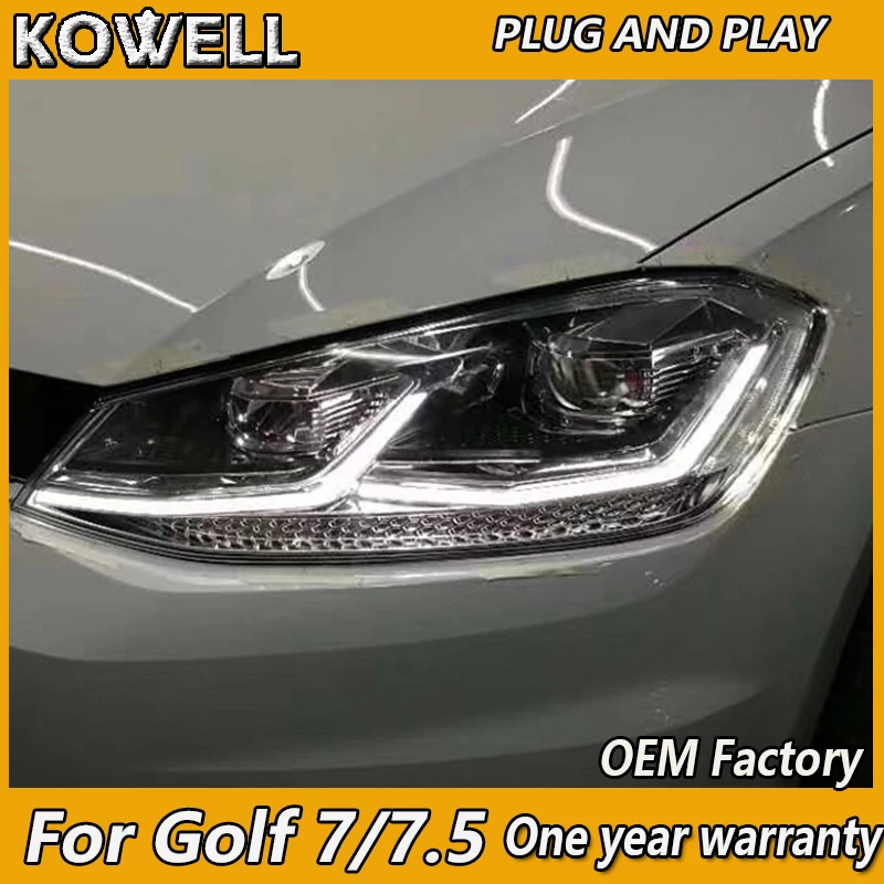 Автомобильный стайлинг фары для VW GOLF 7 MK7 обновление до MK7.5 Дизайн Golf 5