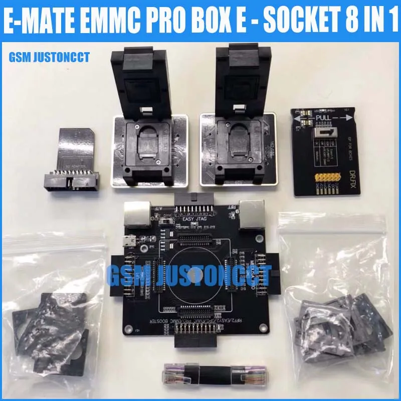 E-MATE EMMC PRO BOX E - SOCKET 8 IN 1 - GSMJUSTONCCT -B