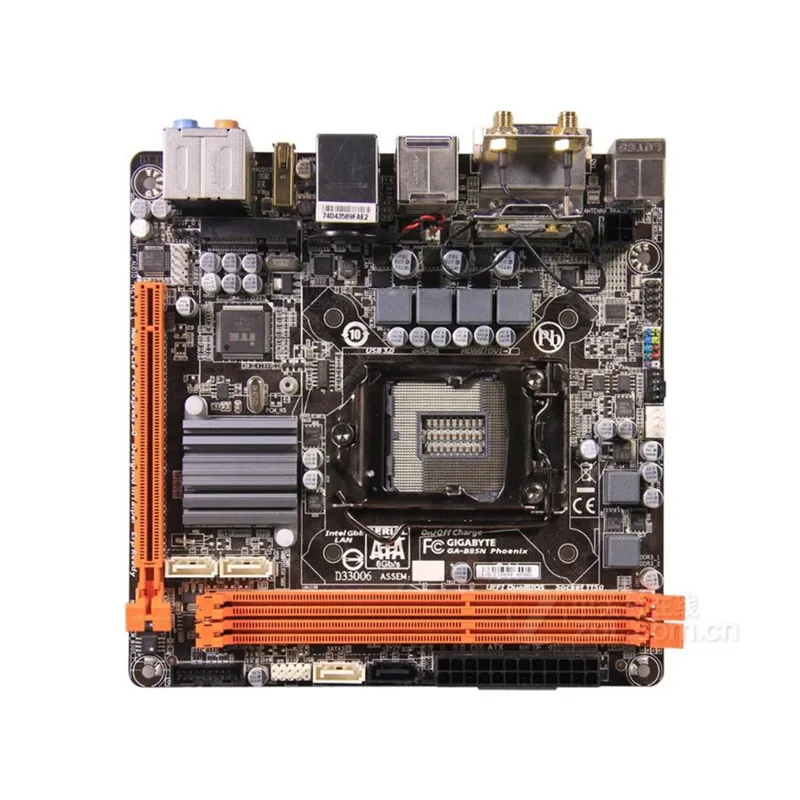 HTPC для Gigabyte MINI-ITX Phoenix б/у материнская плата B85N B85 Socket LGA 1150 DDR3 USB3.0 SATA3.0 | Компьютеры и