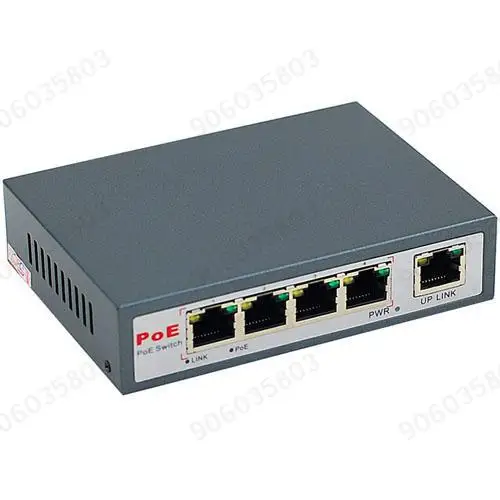 Cctv 4port 10/100m Poe Net Switch/hub Power Over Poe&optical