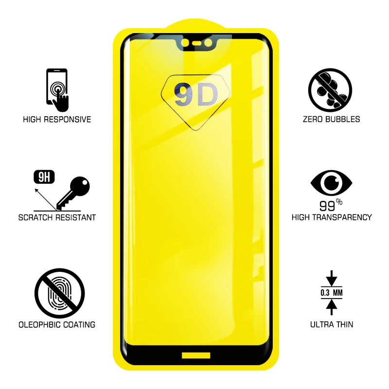 Закаленное стекло 9D для Nokia 4 2 шт. защита экрана 9H 6 1 Plus 5 3 7 X3 X6 защитное