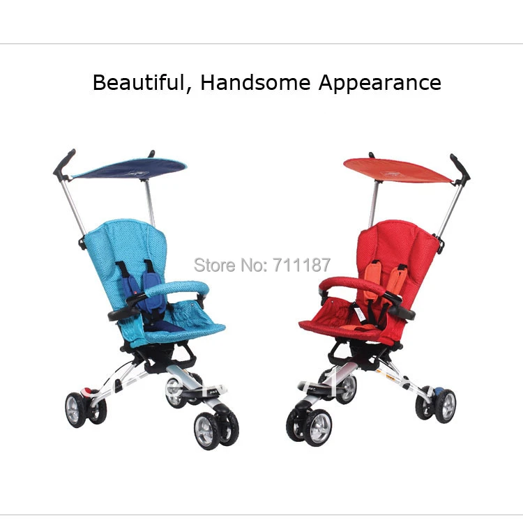 3 wheel travel stroller