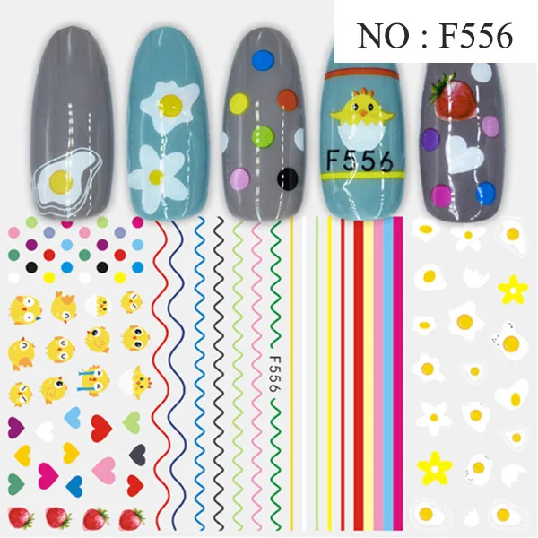 1 лист наклейки для ногтей цветы переводные наклейки для ногтей художественная наклейка маникюрные обертки Слайдеры для украшения ногтей - Color: 10