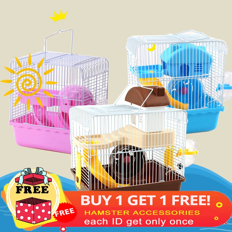 2019 3 Style Hot Hamster Cage Small Pets Toy Hamster Supplies