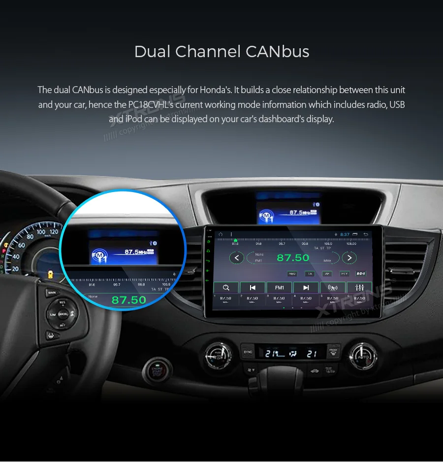 Flash Deal XTRONS 10.1" 1din Android 8.1 car Multimedia System stereo for Honda CR-V 2012 2013 2014 2015 2016 RCA GPS Navigation NO DVD 16