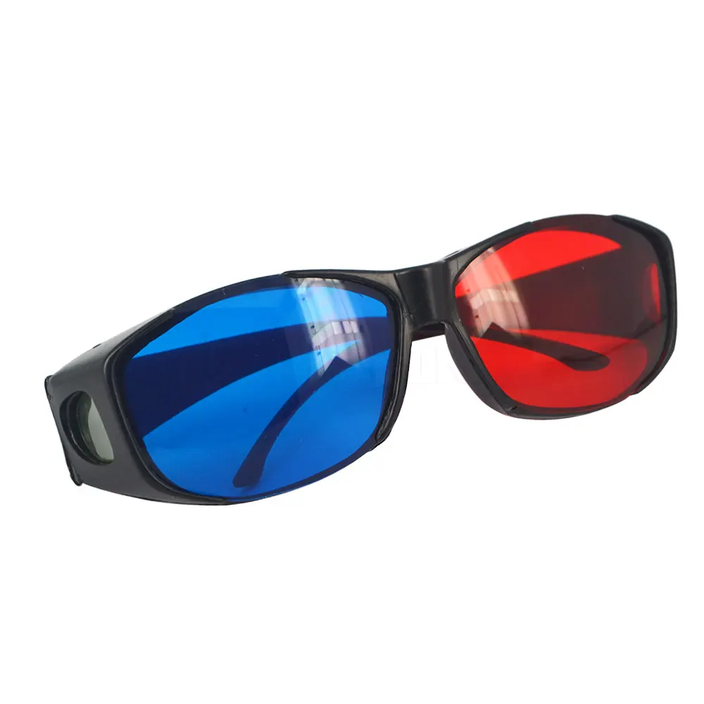 5 шт./партия красные, синие, красные, синие очки Cyan 3D Близорукость и общее видение игры Стерео Фильмы пространственный анаглиф пластиковые очки