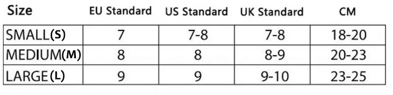 gloves size chart20190403-1