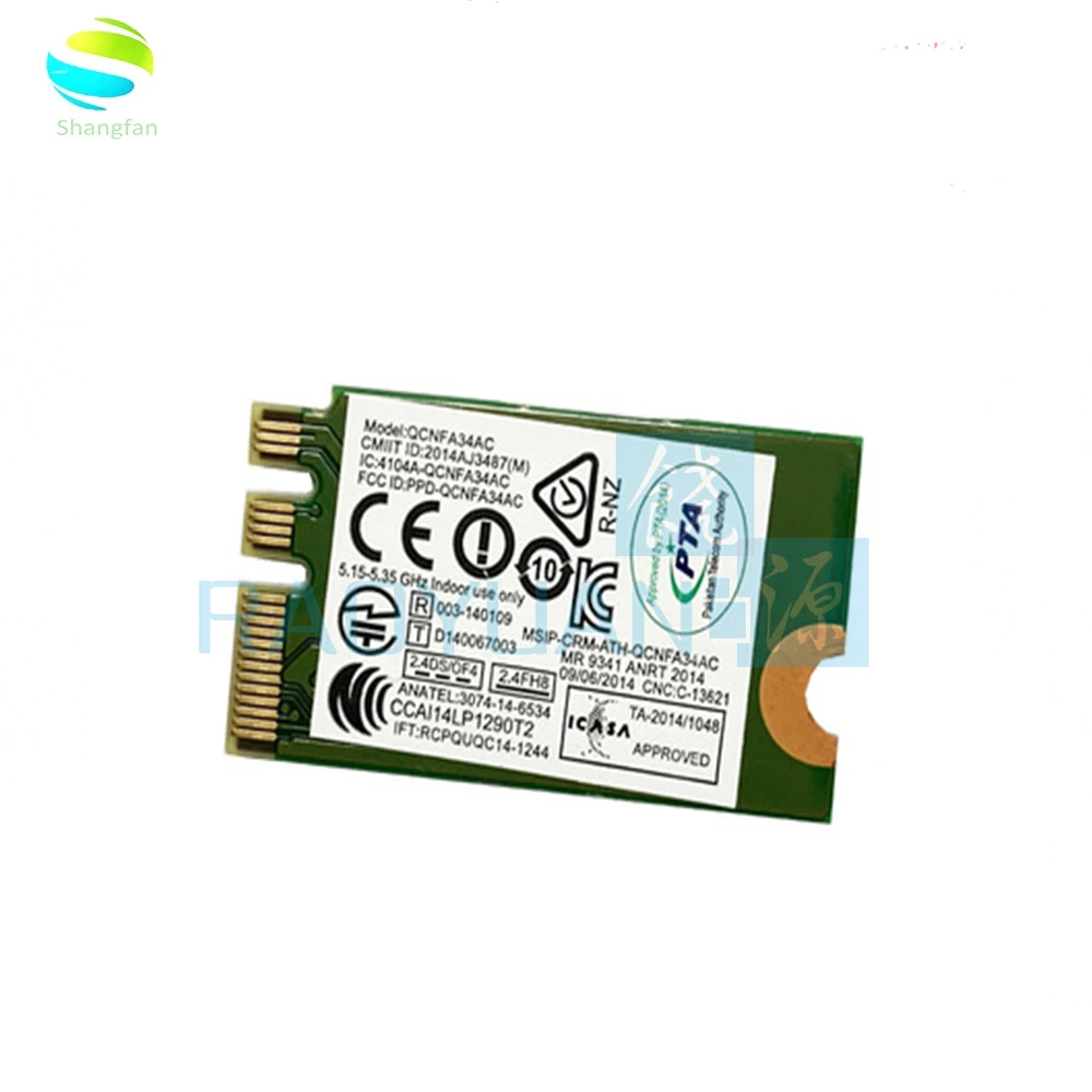Беспроводная Адаптерная карта для Lenovo B70 80 YOGA 13 14 NGFF беспроводная Atheros QCNFA34AC BT4.0 FRU