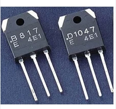 

Free Shipping 4pcs/lot 2SD1047 2SB817 (2pcs+D1047 2pcs+B817) transistor original IC original In Stock