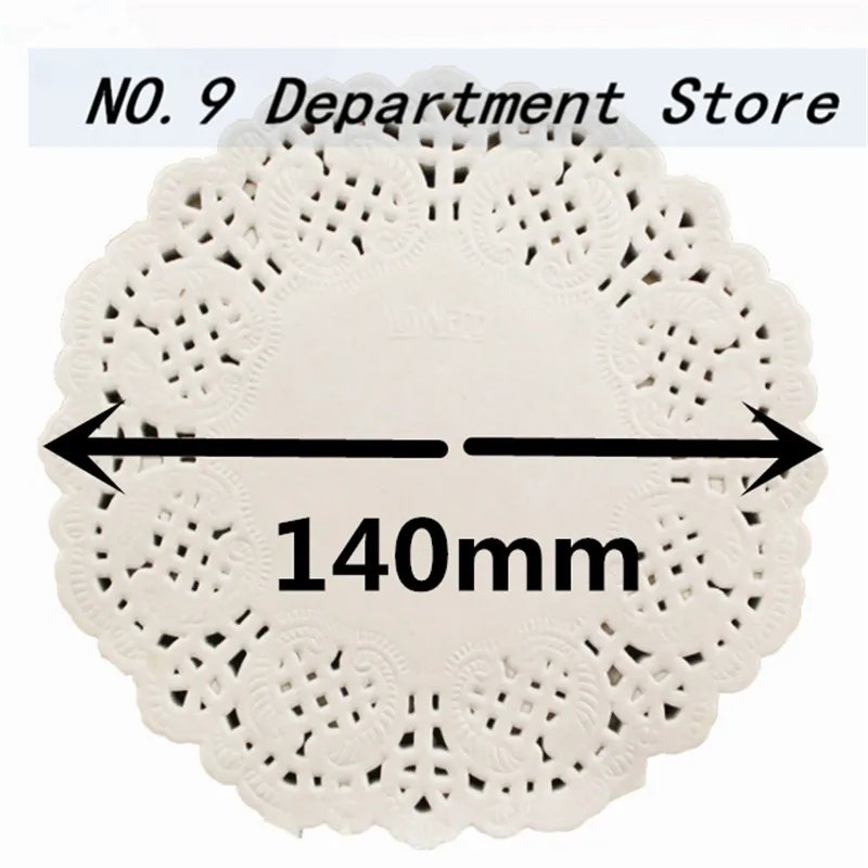 3,5/4,5/5,5/6," 100 шт Круглые Бумажные кружевные салфетки маслопоглощающая бумага doyleys печенья украшения Нижняя бумажная упаковка для свадебной вечеринки