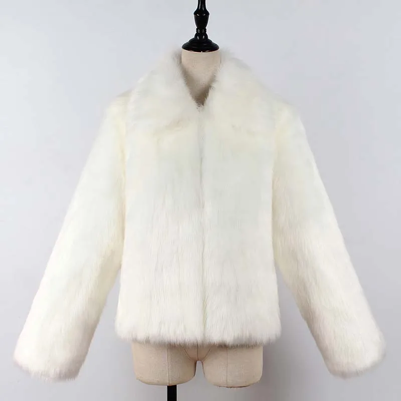 Элегантное леопардовое пальто из искусственного меха для женщин; сезон осень-зима; утолщенное теплое пальто из искусственного меха; повседневные женские пальто; куртка; верхняя одежда