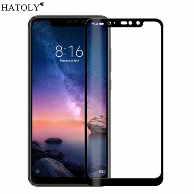 2 шт. закаленное стекло для Xiaomi Redmi Note 6 защита экрана полное покрытие Pro 3D пленка с