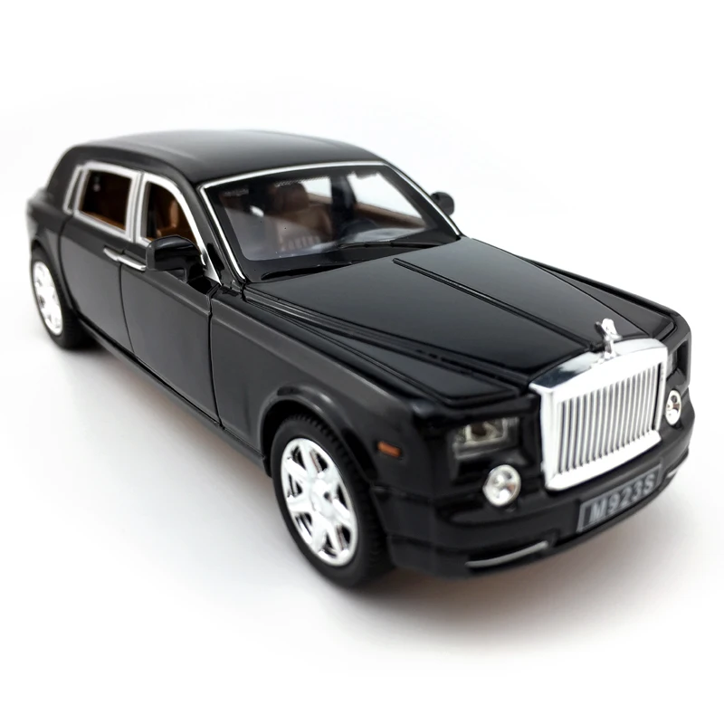 Литой автомобиль из сплава для рулонов Royce Phantom масштаб 1:24 модель автомобиля
