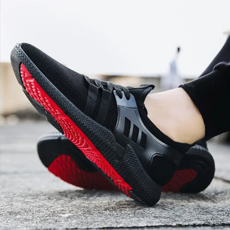 2019 Spring New Explosive Men's Shoes Classic Black Casual Sports Shoes Breathable Students Walking Men Shoes