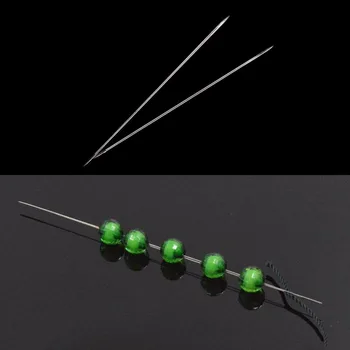 

JAVRICK 4.5cm/5.5cm/7.5cm/11.5cm Big Eye Curved Beading Threading Needle DIY Bracelet Jewelry String 10 Pcs/1 Set