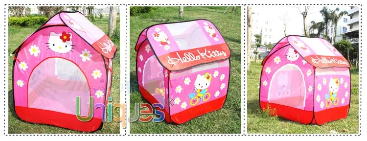 Детская палатка мультфильм hello kitty игровой Домашняя игра палатка газон Спорт на открытом воздухе дети океан мяч бассейн младенческой игрушка-лучший подарок для девочки